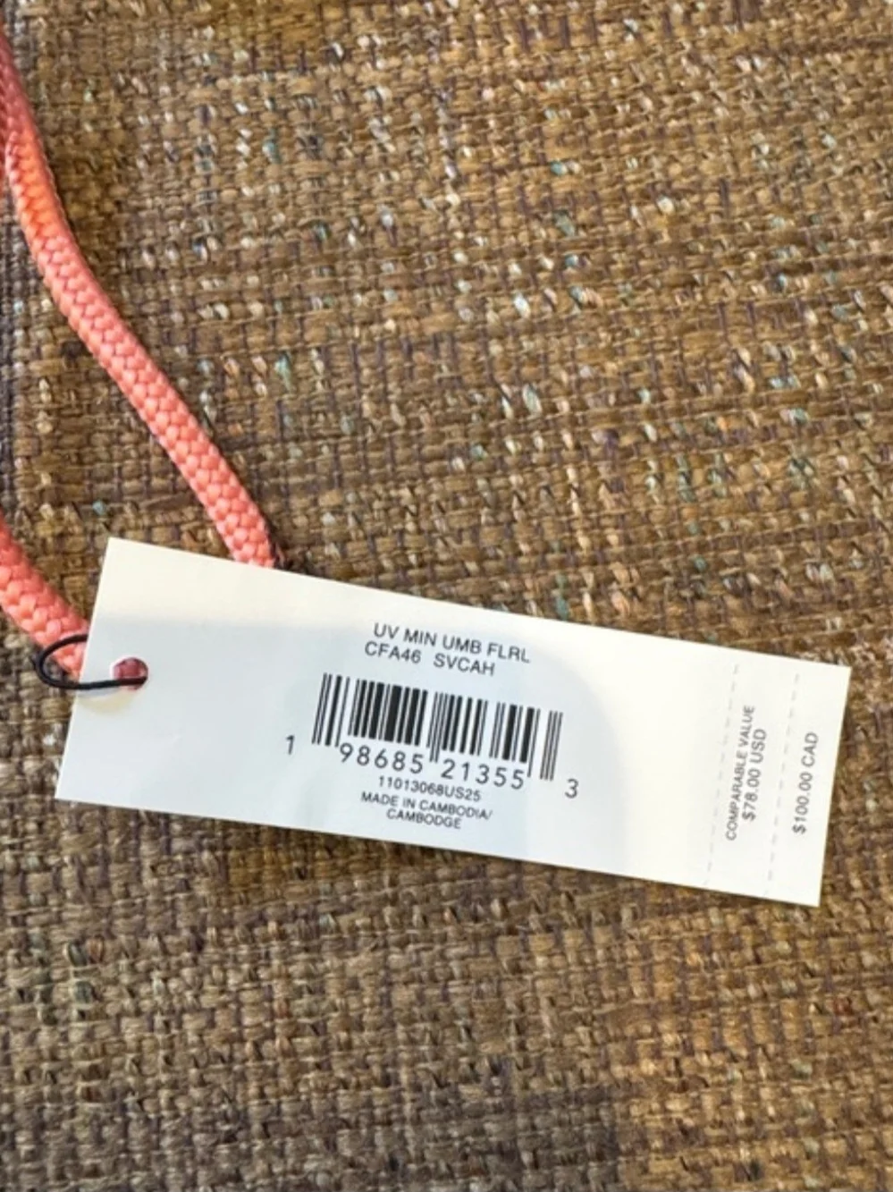 Coach UV Mini Umbrella